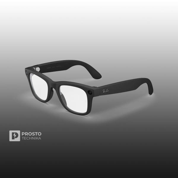 Ray-Ban Wayfarer (Gen 2) Матовый Чёрный с Прозрачными Линзами (Matte Black/Clear)
